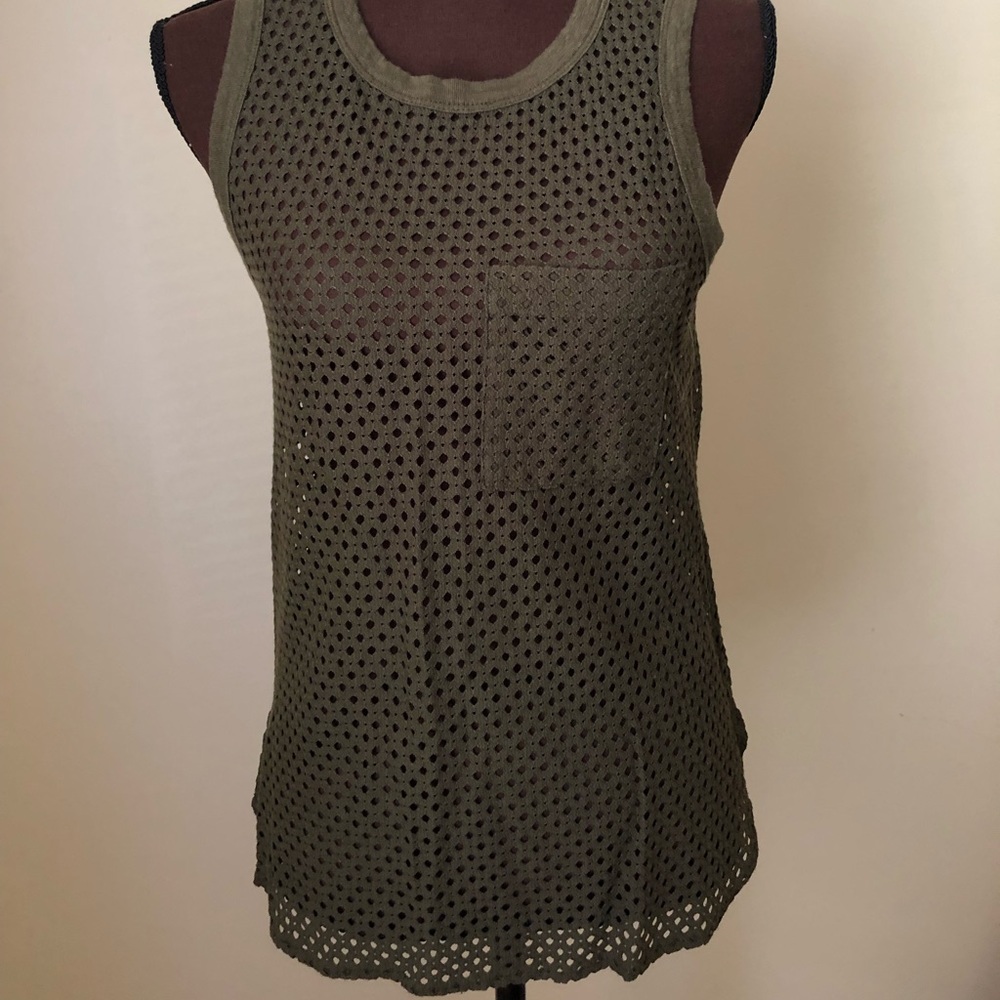 Banana Republic laser cut tank